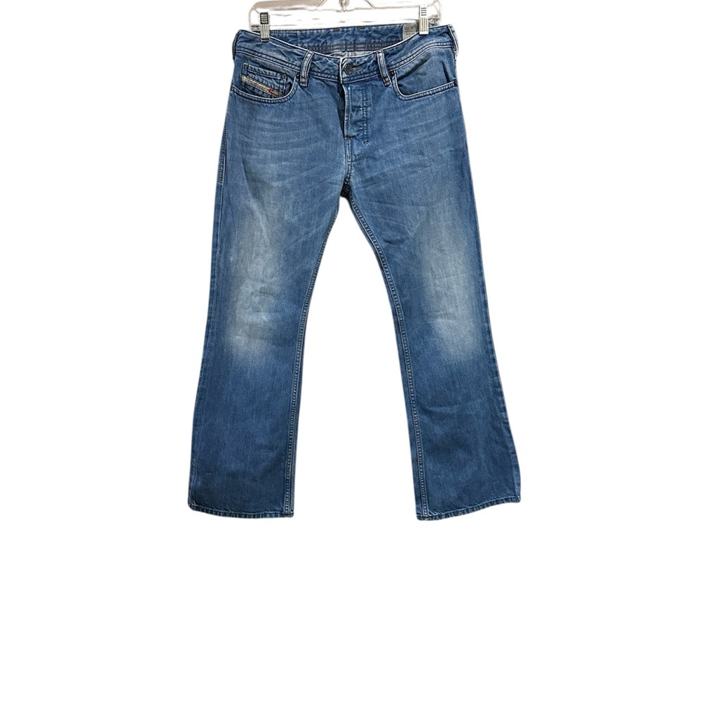 Diesel Zathan Men's Blue Bootcut Jeans